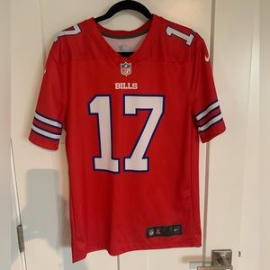 Red Josh Allen jersey Buffalo Bills